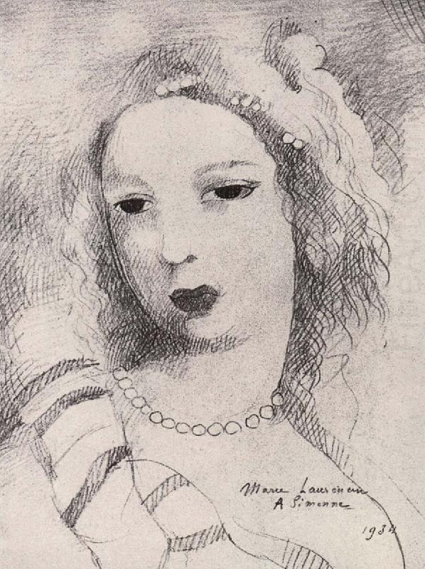 Portrait of Femail, Marie Laurencin